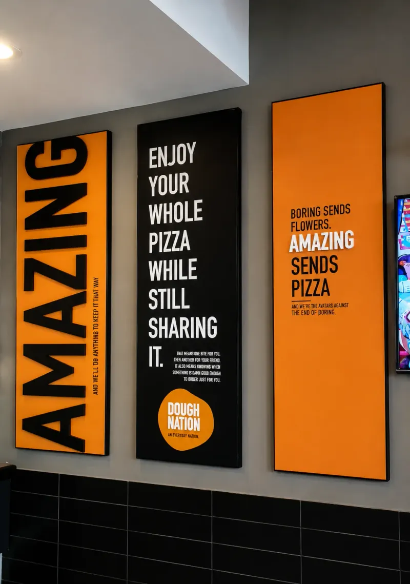 Debonairs Pizza signage installation & removals project by Sign Image