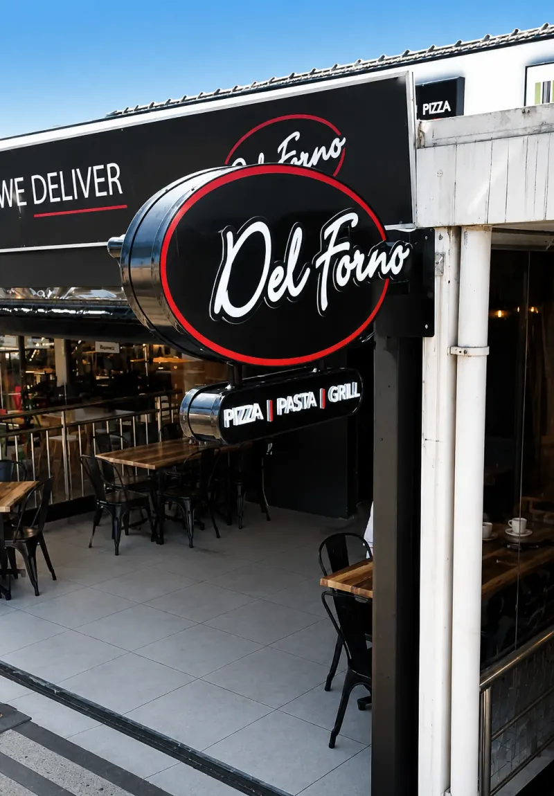 Del Forno 3D fabricated sign manufactured and installed by Sign Image — project photo 2