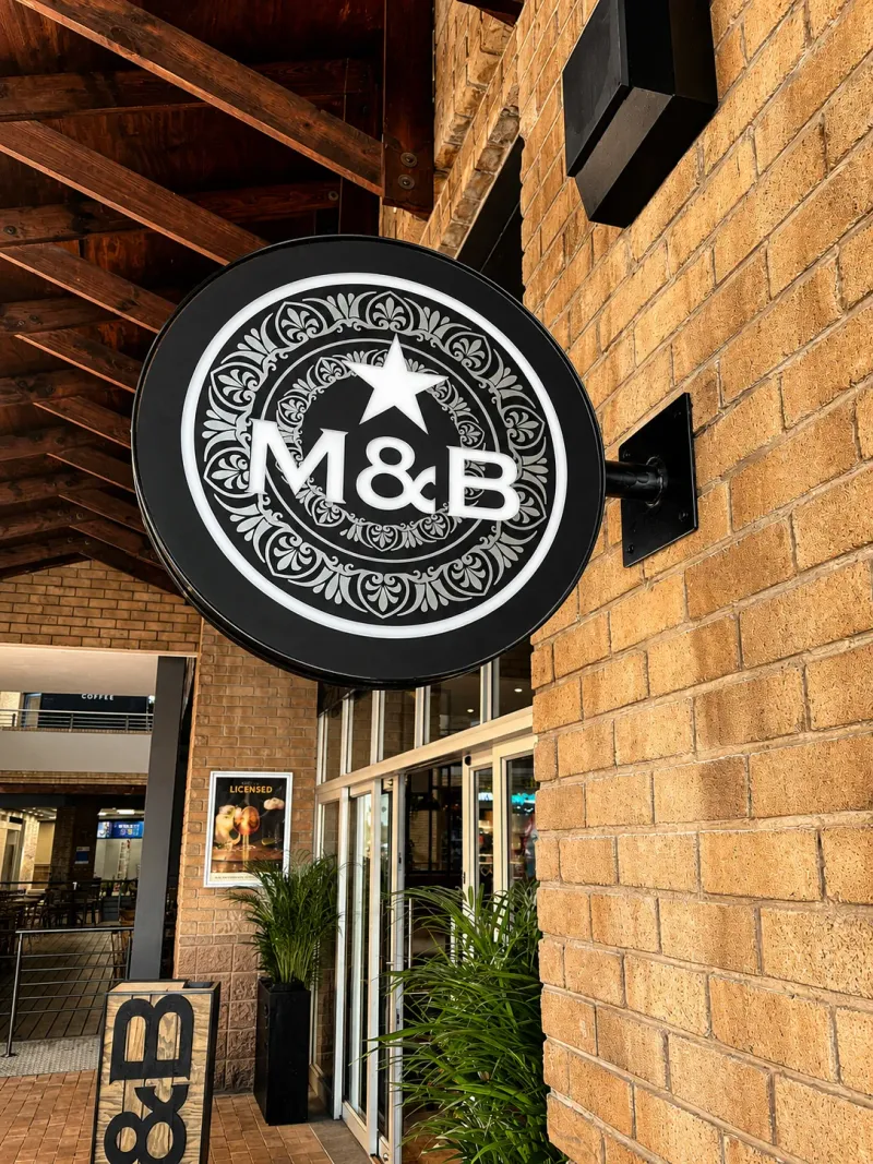 Mugg & Bean 3D fabricated sign manufactured and installed by Sign Image — project photo 3