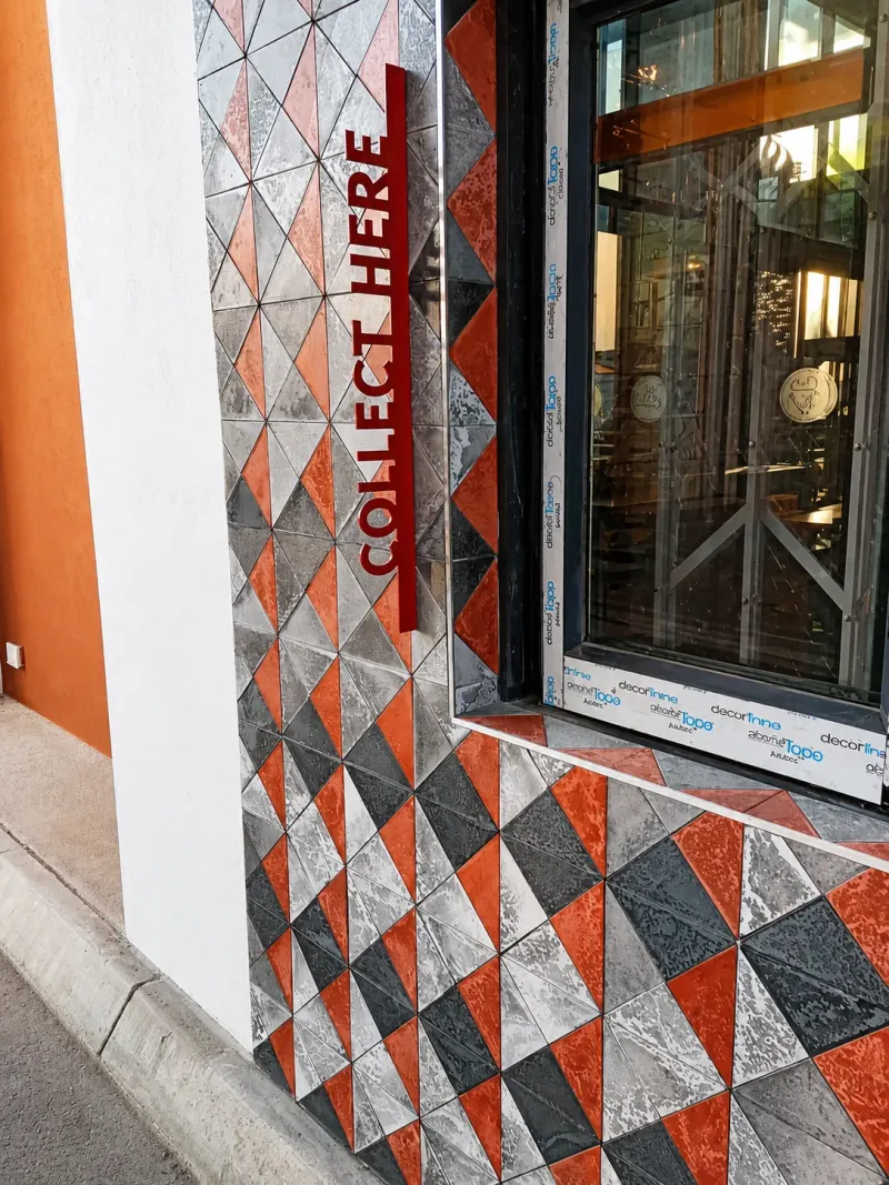 Nando’s wayfinding and directional signage manufactured and installed by Sign Image — project photo 6