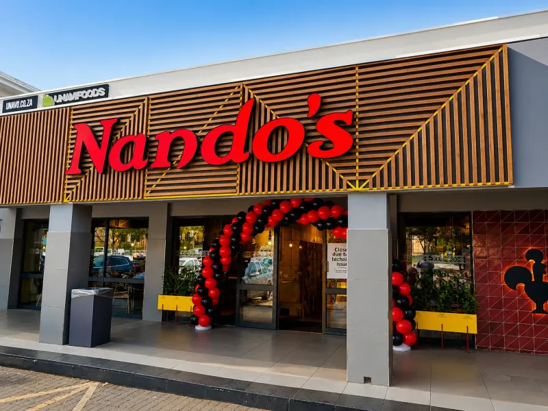 Nando’s 3D fabricated sign manufactured and installed by Sign Image — project photo 10