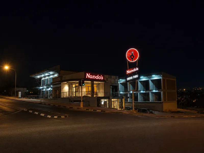 Nando’s pylon signage manufactured and installed by Sign Image — project photo 12
