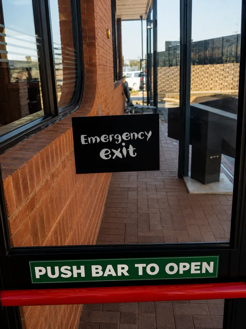 Nando’s wayfinding and directional signage manufactured and installed by Sign Image — project photo 15