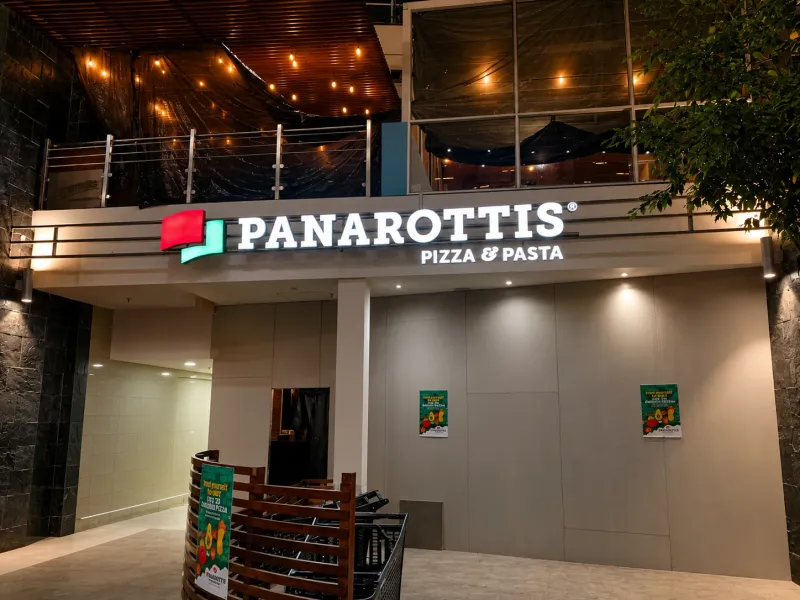 Panarottis 3D fabricated sign manufactured and installed by Sign Image — project photo 2