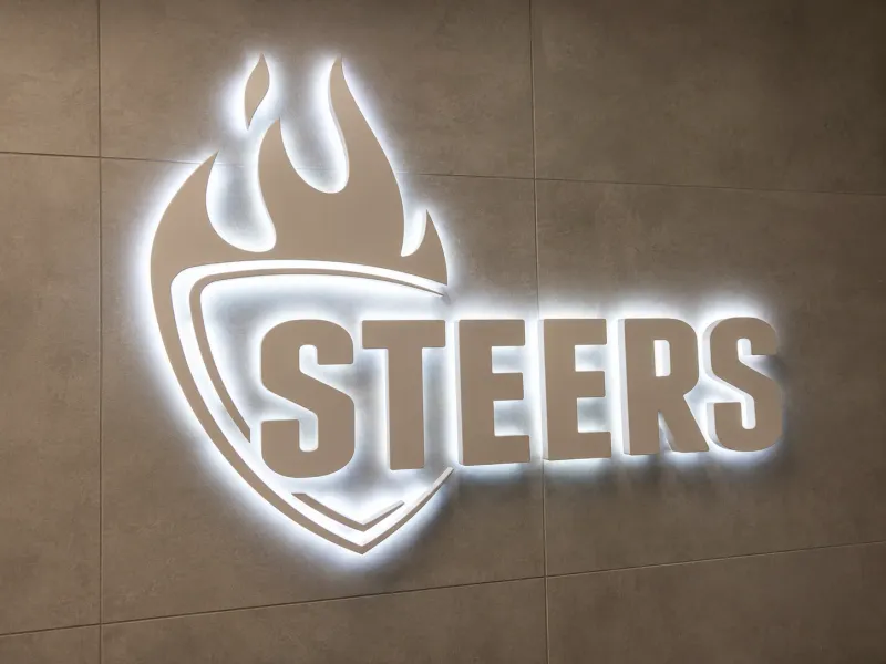 Steers branded signage manufactured and installed by Sign Image — project photo 14